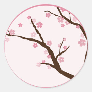 20 - 1.5" Envelope Seal WT Cherry Blossom