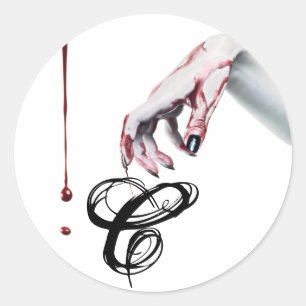 20 - 1.5 Envelope Seal zombie blood drip vampire