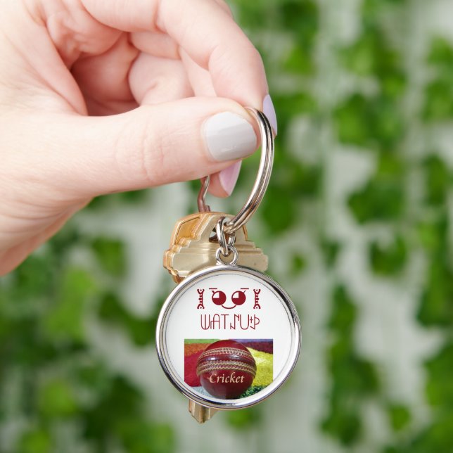 20/20 cricket balls pro men's balling key ring (Hand)