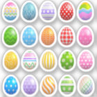 20 Colourful Easter Eggs Scrapbook Stickers