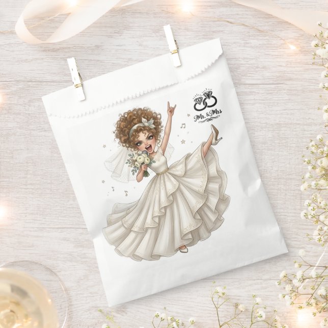 #20 Cute fun bride Favour Bags (Clipped)