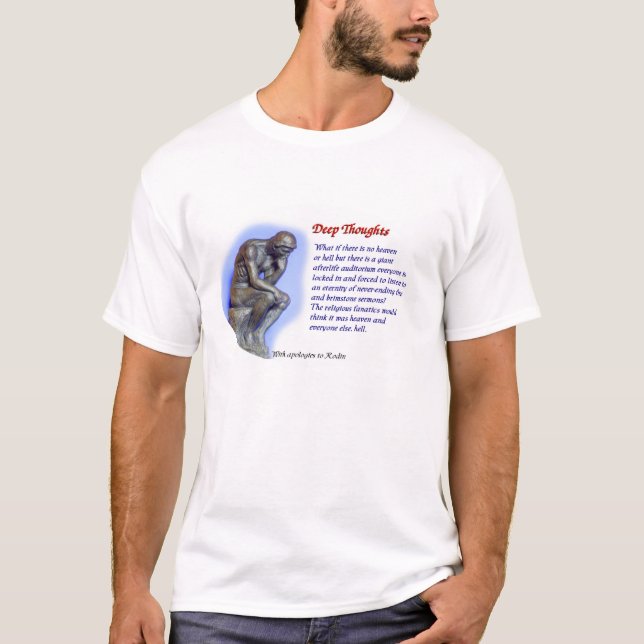 20 Deep Thoughts - heaven and hell Tee (Front)