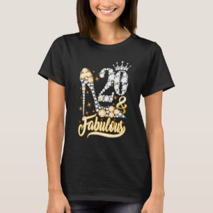 20 & Fabulous 20 Years Old 20th Birthday Diamond C T-Shirt