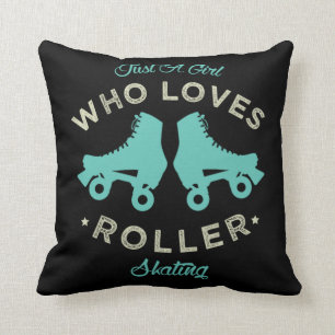 20.Funny Just a girl who loves roller skating Roll Cushion