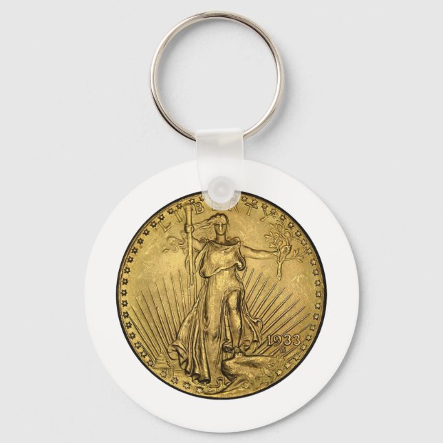 $20 GOLD PIECE KEY RING (Front)
