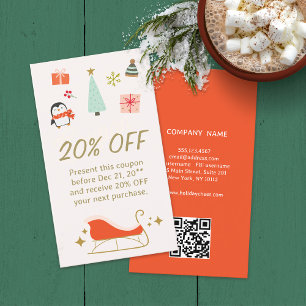 20% OFF Discount Coupon Holiday Promotional