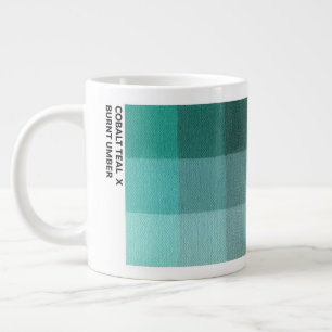 20 oz Cobalt Teal x Burnt Umber Mug