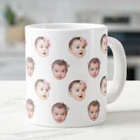 20 Oz Jumbo Cute Baby Face 2 Photos Speciality