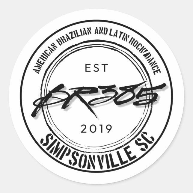 20 pack small stickers, logo2 classic round sticker (Front)