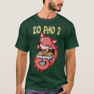 20 Pho 7 Kawaii Dragon RamenOtaku T-Shirt