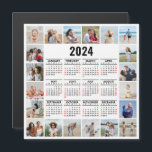 20 Photo Collage 2024 Year At A Glance Calendar<br><div class="desc">Create your own, Year At A Glance Calendar, Photo Collage for Christmas, Birthdays, Weddings, Anniversaries, Graduations, Father's Day, Mother's Day or any other Special Occasion, with our easy-to-use design tool. Add your favourite photos of friends, family, vacations, hobbies and pets and you'll have a stunning, one-of-a-kind photo collage. Our custom...</div>