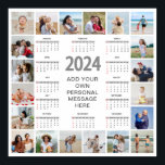 20 Photo Collage 2024 Year At A Glance Calendar Poster<br><div class="desc">Create your own, Year At A Glance Calendar, Photo Collage for Christmas, Birthdays, Weddings, Anniversaries, Graduations, Father's Day, Mother's Day or any other Special Occasion, with our easy-to-use design tool. Add your favourite photos of friends, family, vacations, hobbies and pets and you'll have a stunning, one-of-a-kind photo collage. Our custom...</div>