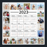 20 Photo Collage US 2023 Yearly Calendar Poster<br><div class="desc">Create your own, Year At A Glance Calendar, Photo Collage for Christmas, Birthdays, Weddings, Anniversaries, Graduations, Father's Day, Mother's Day or any other Special Occasion, with our easy-to-use design tool. Add your favourite photos of friends, family, vacations, hobbies and pets and you'll have a stunning, one-of-a-kind photo collage. Our custom...</div>