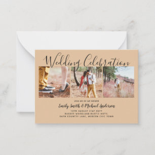 20 Quality Budget PHOTO Wedding Invites SMALL