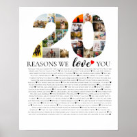 20 reasons why we love you birthday anniversary