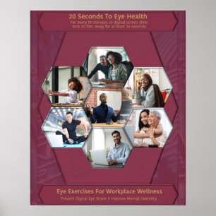 20 Seconds To Eye Health Poster