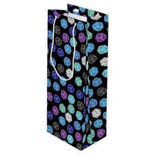 20 Sided Dice DND Games Kids Birthday Party Wine Gift Bag