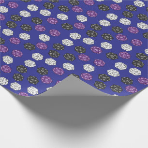 20 Sided Dice DND Games Kids Birthday Party Wrapping Paper
