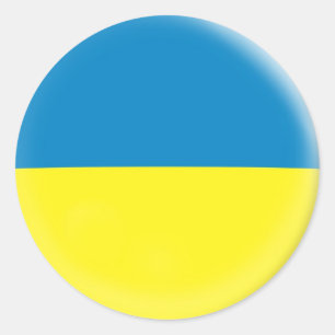20 small stickers Ukraine flag