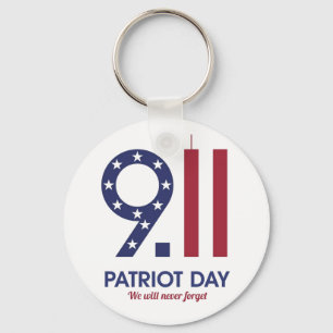 20 th Anniversary 9/11 NeveForget T-Shirt Key Ring