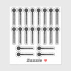 20 Transparent Lip Balm Safety Seals