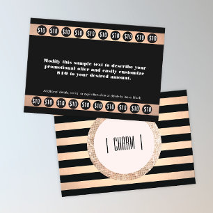  20 Visit  Beauty Salon Punch Card