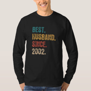 20 Wedding Aniversary For Him  Best Husband Since  T-Shirt