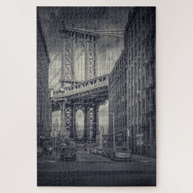 20" x 30", 1014 pieces Manhattan Bridge Jigsaw Puzzle (Vertical)