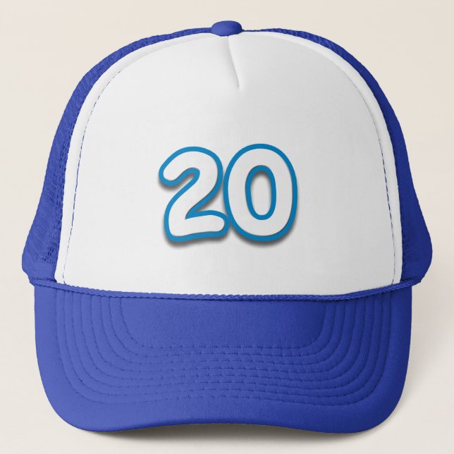 20 Year Birthday or Anniversary - Add Text Trucker Hat (Front)