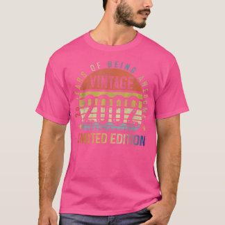20 Year Old Gifts Vintage 2002 Limited Edition 20t T-Shirt