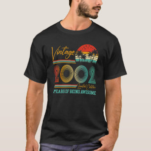 20 Year Old Vintage 2002 Made In 2002 20th Birthd T-Shirt