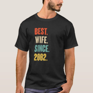 20 Year Wedding Anniversary For Her Best Wife Sin T-Shirt