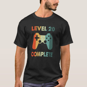 20 Year Wedding Anniversary For Him Her Level 20 T-Shirt