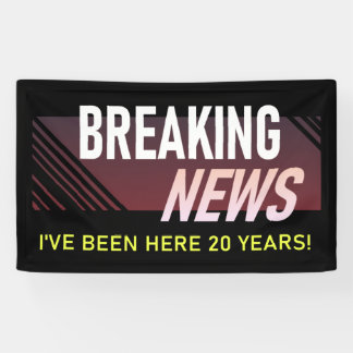 20 Year Work Anniversary Twentieth Employee Banner