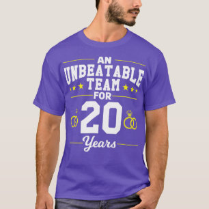 20 years 20th Wedding Anniversary Gift T-Shirt