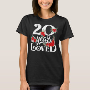 20 Years Loved Grandma 20th Birthday Squad Mother' T-Shirt