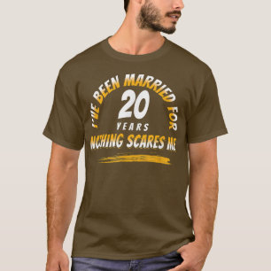 20 Years Marriage Anniversary Couple 20th Wedding  T-Shirt