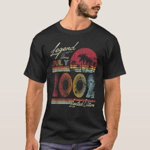 20 Years Old Legend Since July 2002 20th Birthday T-Shirt