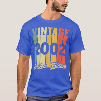 20 Years Old Vintage 2002 Limited Edition 20th Bir T-Shirt