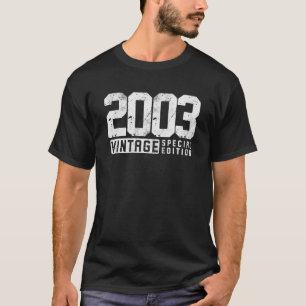 20 Years Old Vintage 2003 20th Birthday Decoration T-Shirt