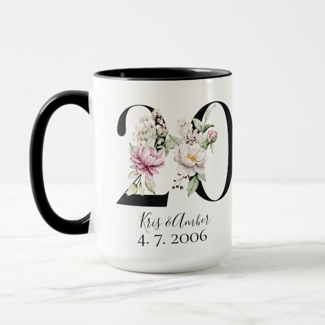 20th Anniversary Coffee Mug (Left)