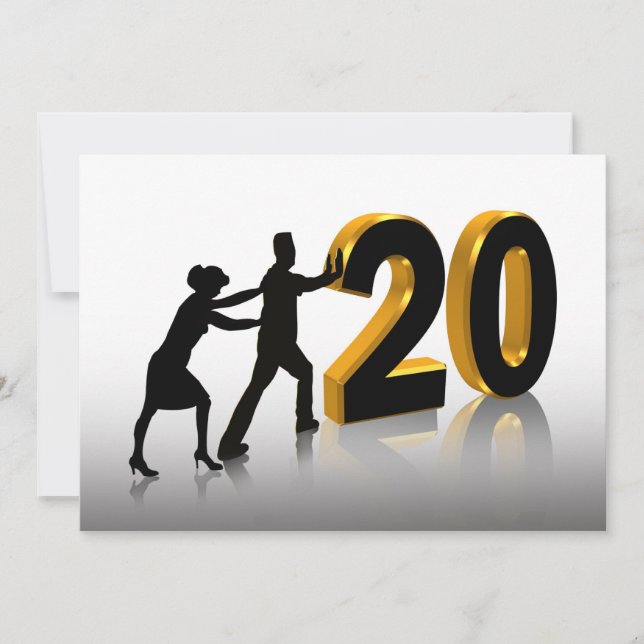 20th Anniversary invitation (Front)