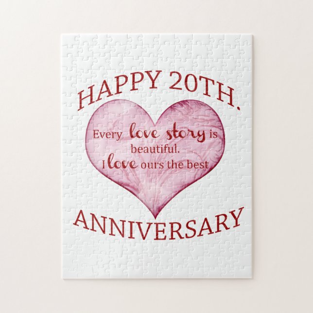 20th. Anniversary Jigsaw Puzzle (Vertical)