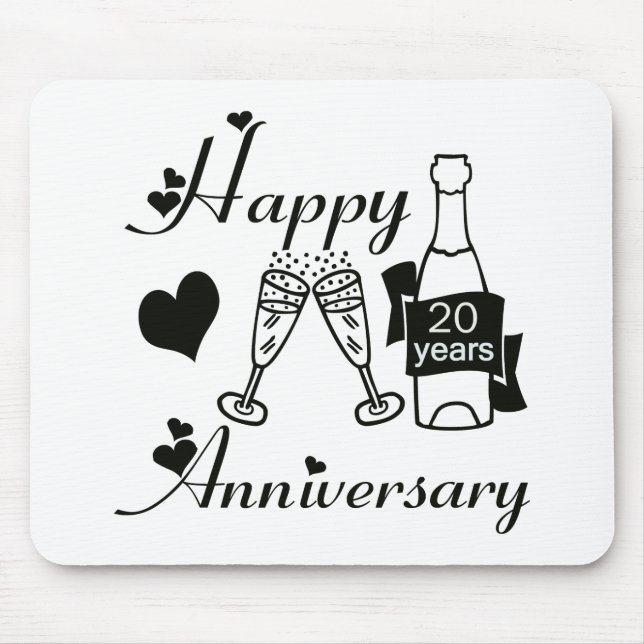 20th. Anniversary Mouse Pad (Front)