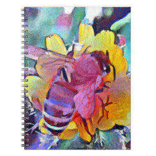 20th August National Honeybee day A.I. + photo bee Notebook