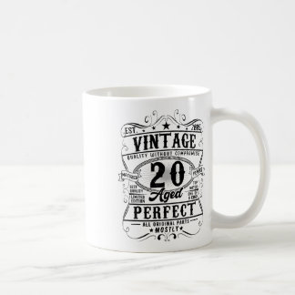 20th Birthday 20 Years Old Vintage Est 2005 Bday D Coffee Mug