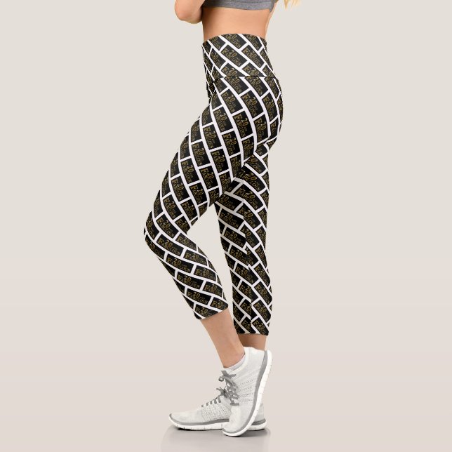 20th Birthday  Capri Leggings (Left)