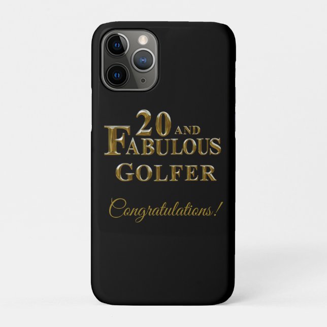 20th Birthday  Case-Mate iPhone Case (Back)