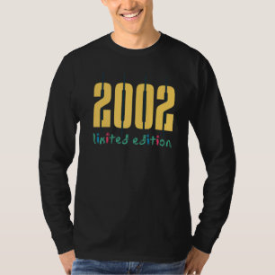 20th Birthday Ladies Mens 20 Years 2002    20 T-Shirt