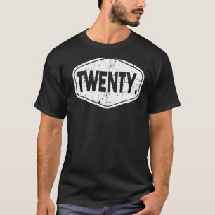 20th Birthday Of Boy Or Girl 20 Years Old Twenty T-Shirt